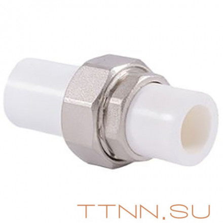 Разъемное соединение трубное РосТурПласт, наруж/наруж 25 арт.10730