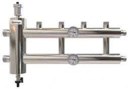 Распределительный коллектор с гидрострелкой GSK32-2.1 85 кВт 2+1 контур