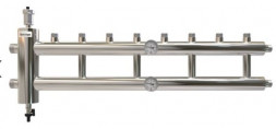 Распределительный коллектор с гидрострелкой GSK32-4.1 85 кВт 4+1 контур