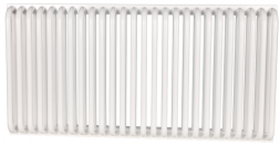 Стальной трубчатый радиатор 2-колончатый Rommer RST 2050/26 боковое подключение RAL9016