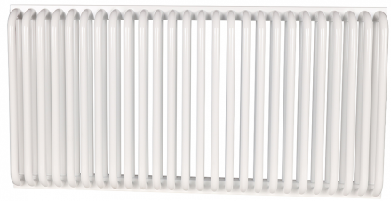 Стальной трубчатый радиатор 2-колончатый Rommer RST 2050/26 боковое подключение RAL9016