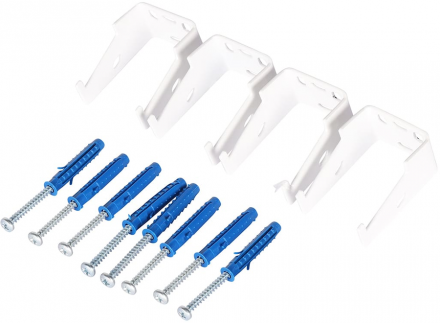 Стальной трубчатый радиатор 2-колончатый Rommer RST 2050/26 боковое подключение RAL9016