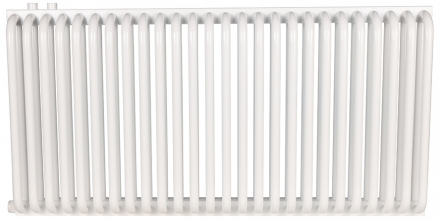 Стальной трубчатый радиатор 2-колончатый Rommer RST 2050/26 нижнее правое подключение RAL9016