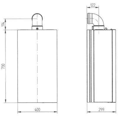 Настенный газовый котел Baxi ECO 4S 24 F