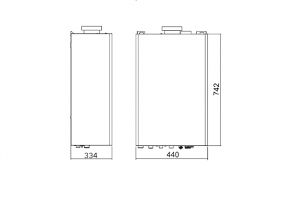 Настенный газовый котел 32 кВт Thermex EuroElite F32