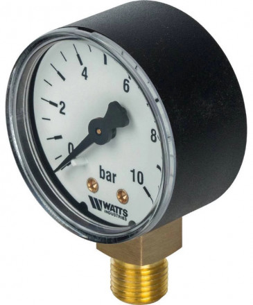 Манометр радиальный Watts F+R200 (MDR) 63/ 10x1/4&quot;