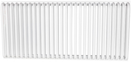 Стальной трубчатый радиатор 2-колончатый Rommer RST 2050/28 боковое подключение RAL9016