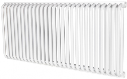 Стальной трубчатый радиатор 2-колончатый Rommer RST 2050/28 боковое подключение RAL9016