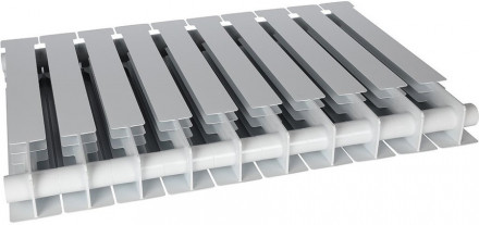 Алюминиевый радиатор STOUT ALPHA 500 AL 10 секций (SRA-2310-050010)