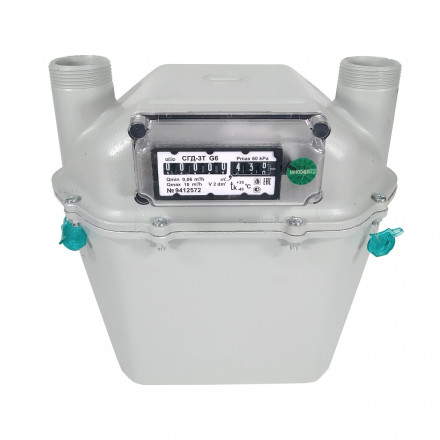 Счетчик газа Беломо СГД-3Т-G6 (200 мм) Левый с термокорректором