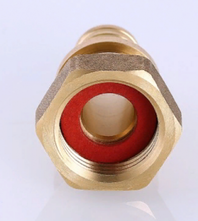 Соeдинитель аксиальный Valtec с накидной гайкой 25х1 VTm.422.BG.002506