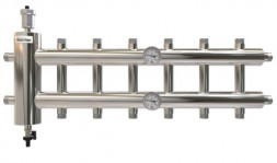 Распределительный коллектор с гидрострелкой GSK32-7 85 кВт 7 контуров