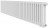 Стальной трубчатый радиатор 2-колончатый Royal Thermo Shift R22 VC2030 - 36 секц. RAL9016, нижнее 1/2