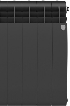 Биметаллический радиатор Royal Thermo BiLiner 500 Noir Sable VR80 - 6 секц.