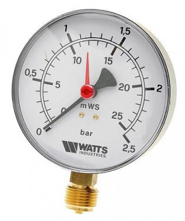 Манометр радиальный Watts F+R200 (MDR) 63/ 25x1/4&quot;