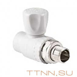 Кран РосТурПласт шаровой для радиатора прямой 20х1/2&quot; арт.27853