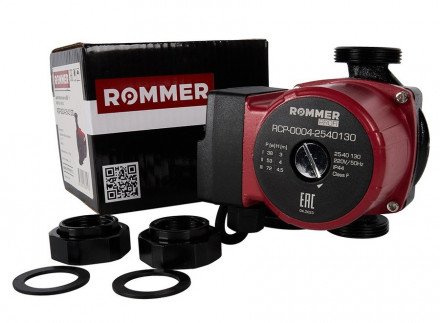 Насос для отопления Rommer Profi 25/40-130