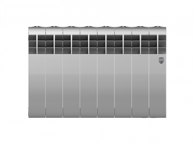 Биметаллический радиатор Royal Thermo Biliner 350 VD 8 секц. Silver Satin