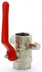 Шаровый кран Itap со спускным устройством (рычаг) (ART 115) 1 1/2