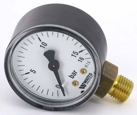 Манометр радиальный Watts F+R200 (MDR) 80/ 16x1/2&quot;