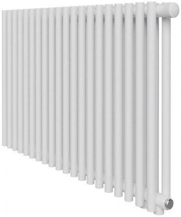 Стальной трубчатый радиатор 2-колончатый Royal Thermo Shift R22 VC2050 - 20 секц. RAL9016, нижнее 1/2