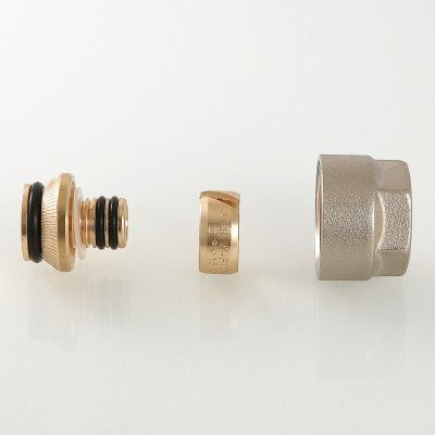 Фитинг обжимной евроконус с накидной гайкой VALTEC VT.4420.NE.16 16x3/4&quot;