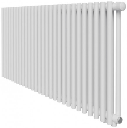 Стальной трубчатый радиатор 2-колончатый Royal Thermo Shift R22 VC2050 - 24 секц. RAL9016, нижнее 1/2