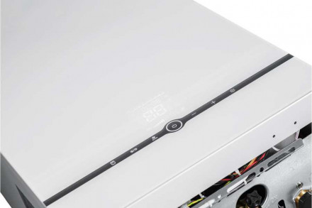 Настенный газовый котел MIZUDO M24Т OpenTherm белая панель управления