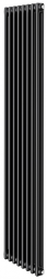 Стальной трубчатый радиатор 2-колончатый Royal Thermo Insignia C2180 - 08 секц. RAL9005m, боковое 1/2