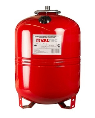 Расширительный бак VALTEC Бак расширительный для отопления 50л. КРАСНЫЙ (с ножками)