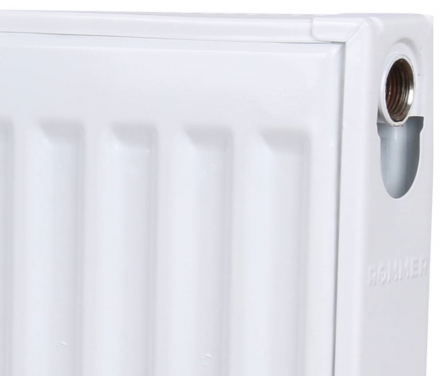 Стальной панельный радиатор Тип 21 Rommer Ventil 21/500/700 нижнее правое подключение