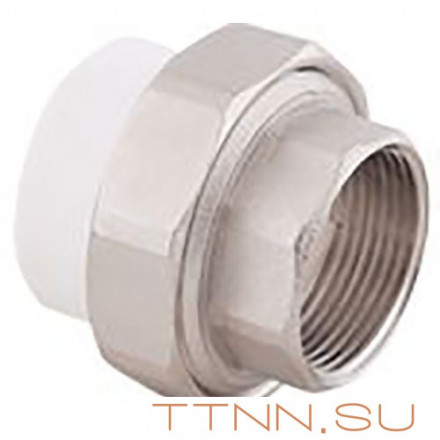 Муфта РосТурПласт комбинированная разъемная (американка), внутр. резьба  63х2&quot; арт.10625