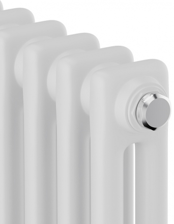 Стальной трубчатый радиатор 2-колончатый Royal Thermo Insignia C2180 - 12 секц. RAL9016, боковое 1/2