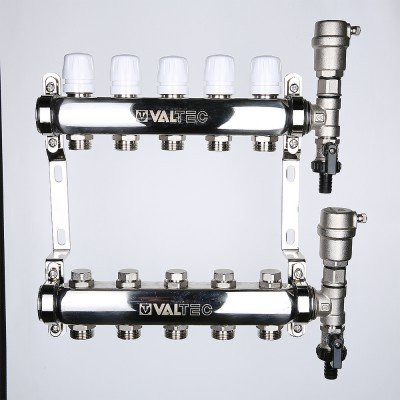 Коллекторный блок Valtec 1&quot;, 3 x 3/4&quot; VTc.588.EMNX.0603