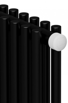 Стальной трубчатый радиатор 2-колончатый Royal Thermo Shift R22 VC2180 - 10 секц. RAL9005m, нижнее 1/2