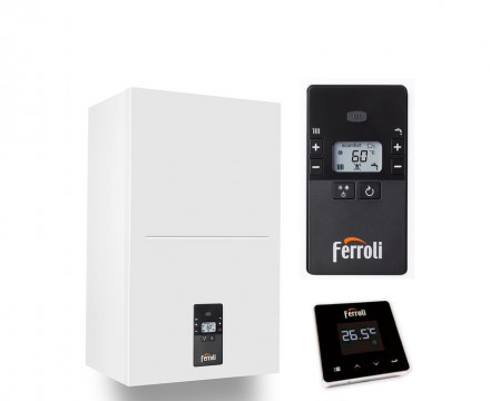 Настенный газовый котел 32 кВт Ferroli BLUEHELIX ALPHA 34 C
