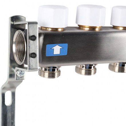 Для отопления Rommer 1&quot;/3/4&quot;x6 с запорными клапанами (RMS-3201-000006)