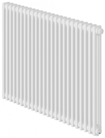 Стальной трубчатый радиатор 2-колончатый Royal Thermo Insignia VC2050 - 24 секц. RAL9016, нижнее 1/2