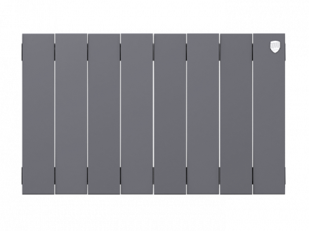 Биметаллический радиатор Royal Thermo Piano Forte 300 /Silver Satin 8 секц.