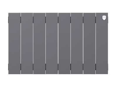Биметаллический радиатор Royal Thermo Piano Forte 300 /Silver Satin 8 секц.