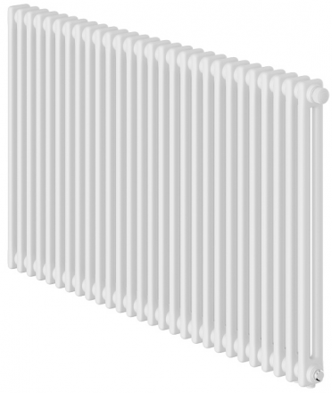 Стальной трубчатый радиатор 2-колончатый Royal Thermo Insignia VC2050 - 28 секц. RAL9016, нижнее 1/2