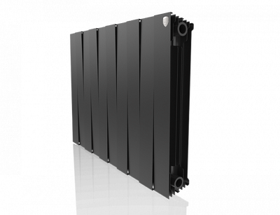 Биметаллический радиатор Royal Thermo Pianoforte 500 VD 10 секц. Noir Sable