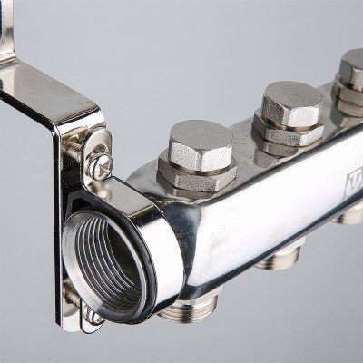 Коллекторный блок Valtec 1&quot;, 4 x 3/4&quot; евроконус VTc.588.EMNX.0604