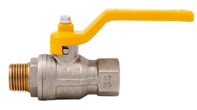 Кран шаровой муфта/резьба Itap 1&quot; для газа полнопроходной (рычаг) (ART 071 &quot;Berlin&quot;)