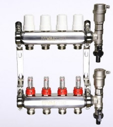Коллекторный блок Valtec VTc.589.EMNX.0604 1&quot;, 4 x 3/4