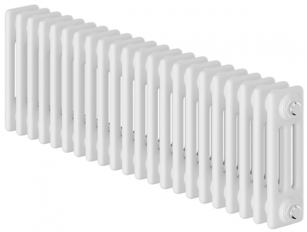 Стальной трубчатый радиатор 3-колончатый Royal Thermo Insignia C3030 - 22 секц. RAL9016, боковое 1/2