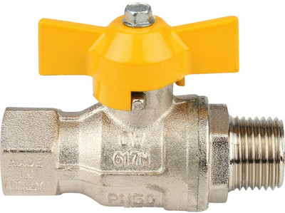 Кран шаровой муфта/резьба Itap 3/4&quot; для газа полнопроходной (бабочка) (ART 073 &quot;Berlin&quot;)