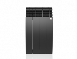 Алюминиевый радиатор Royal Thermo Biliner Alum 500 Noir Sable 4 секц.