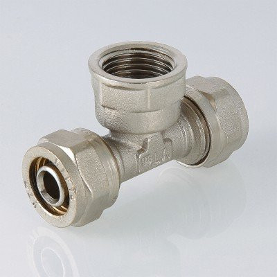 Фитинг обжимной тройник VALTEC VTm.332.N.260526 26x3/4&quot;x26