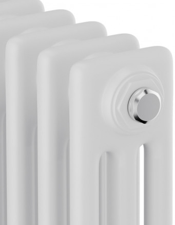Стальной трубчатый радиатор 3-колончатый Royal Thermo Insignia C3050 - 14 секц. RAL9016, боковое 1/2